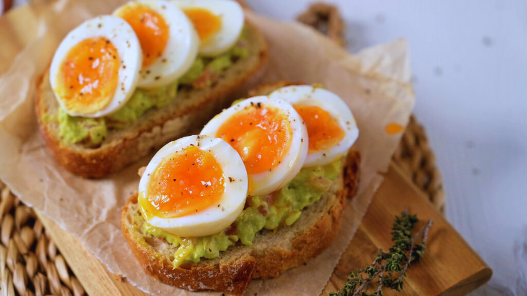 Smashed Greens with Soft Boiled Egg on Toast Recipe